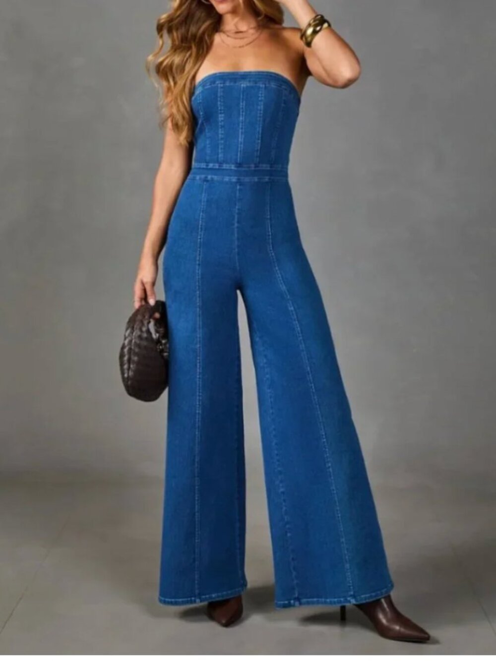 Trendsetter Denim Jumpsuit